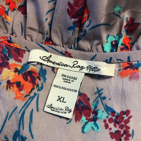 Floral Lilac Dress by American Rag w. Pockets - Picture 4 of 8